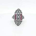 SS AD Ruby & WT ring