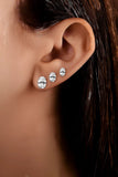 SS moiss 1/2ctw OC studs