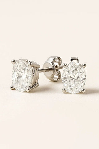 SS moiss 2.5ctw OC studs