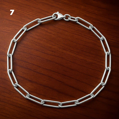 SS paperclip bracelet