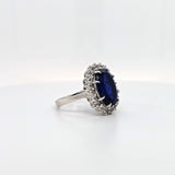 SS Blue Qtz ring