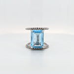 SS 8ct E-cut BT ring