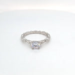 SS w sap solitaire ring