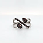 SS red diam crossover ring