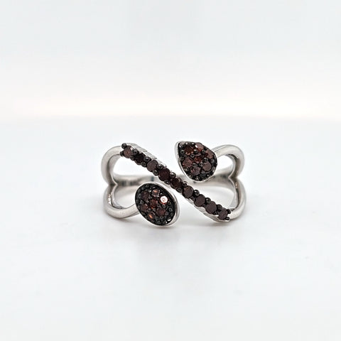SS red diam crossover ring