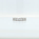 SS 1/2ctw lab diam band