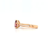 20kr P.Tourm & diam ring