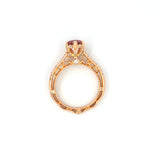 20kr P.Tourm & diam ring