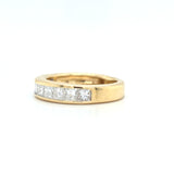14ky princess diamond band