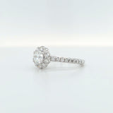 14kw 1/2ct ctr 1ctw+ diamond ring