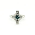 14kw blue diamond ring or alternative engagement ring
