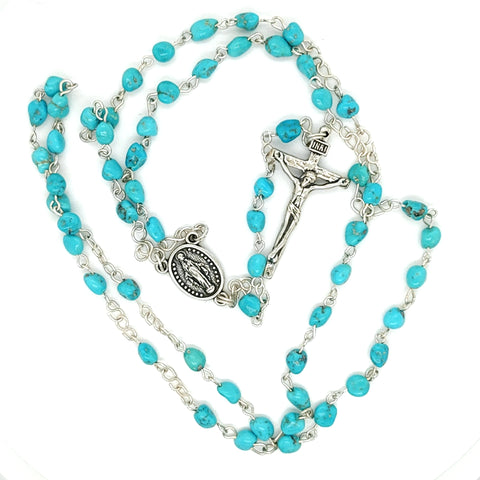 SS turquoise rosary