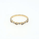 10ky .33ct stackable ring