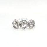 10kw 3 diamond double halo ring