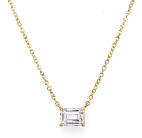 Kate 01 N .75ct YG necklace